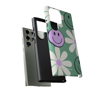 Playful Retro Blooms - Samsung Case