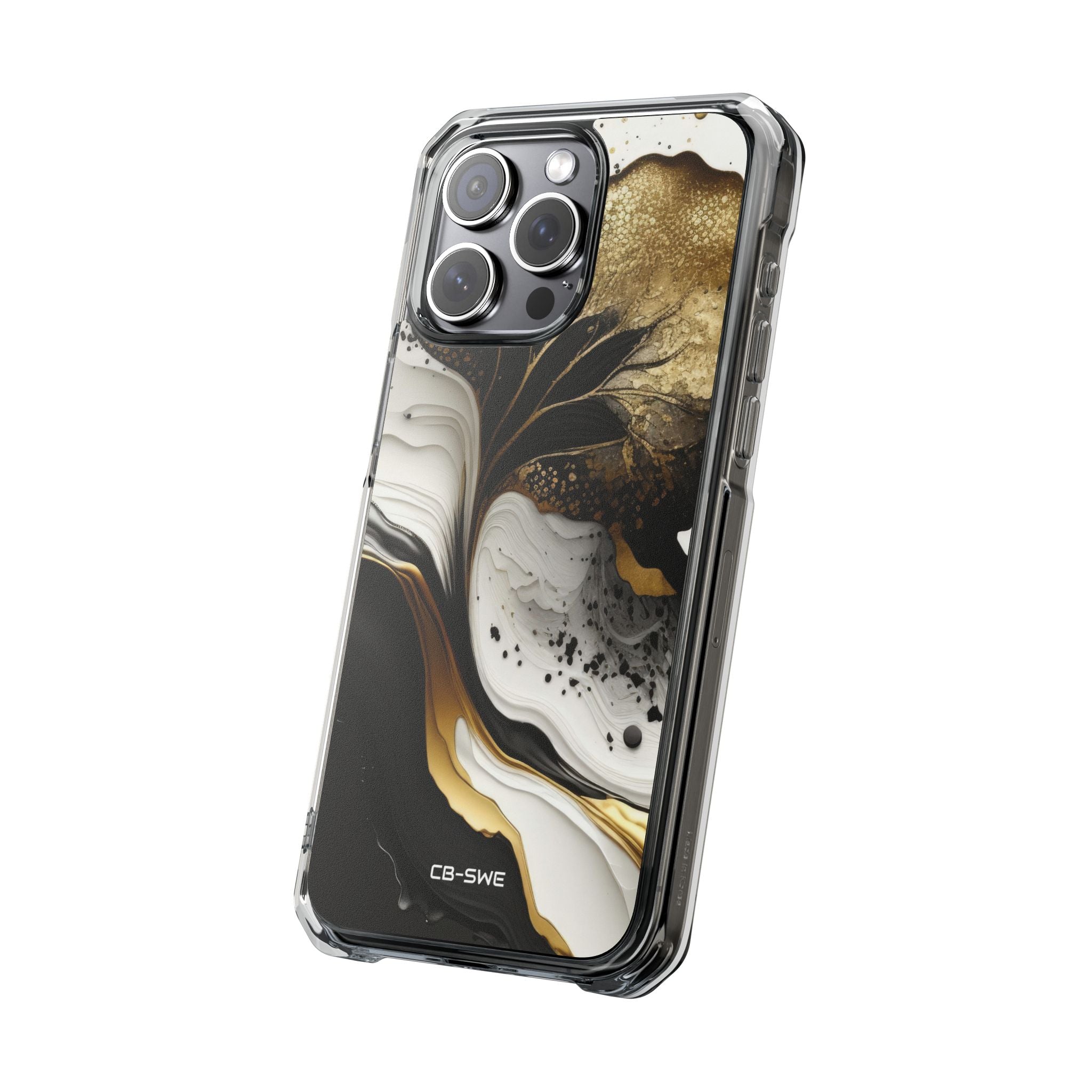 Gold Swirl Elegance iPhone Case - Impact