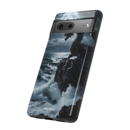 Dragon Roars Against Sea - Google Pixel Case