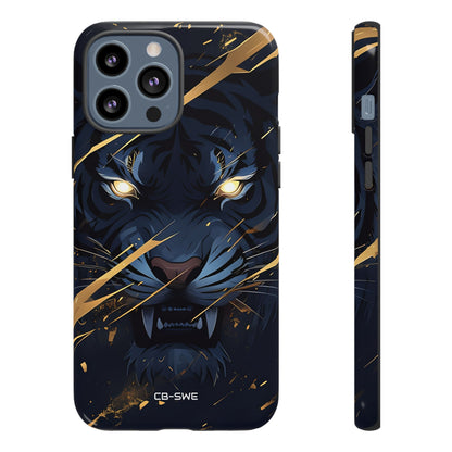 Tiger's Glowing Gaze - iPhone Case