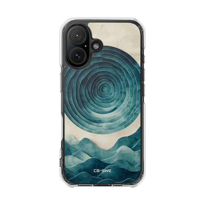 Waves Embrace Circles iPhone Case - Impact