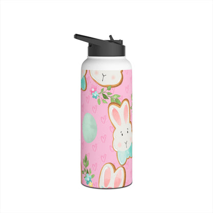 Blushing Bunny Bloom - RVS Waterfles