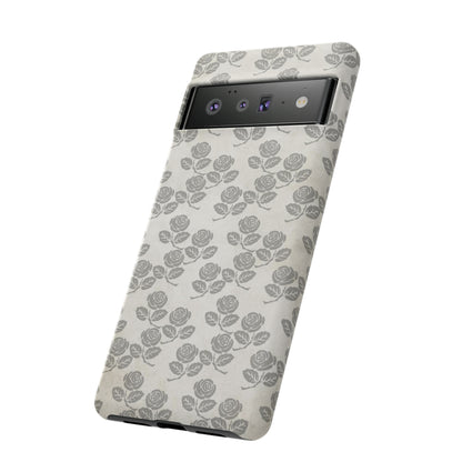 Roseniara Gothic Flower - Protective Phone Case