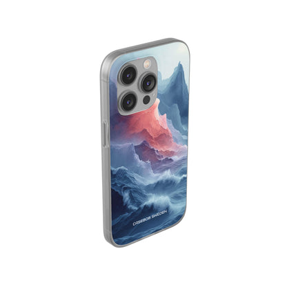 Mountain Wave Serenity - Flexi iPhone 14 Phone Case