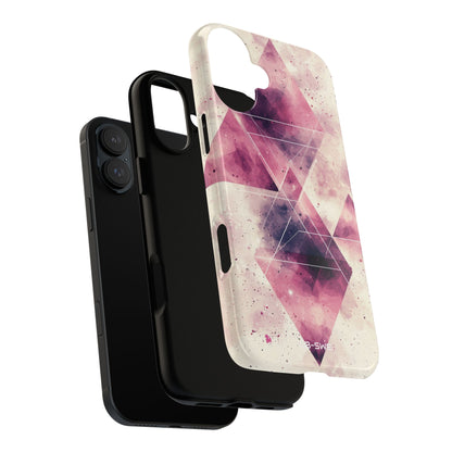 Triangles Overlap Serenity - iPhone Case