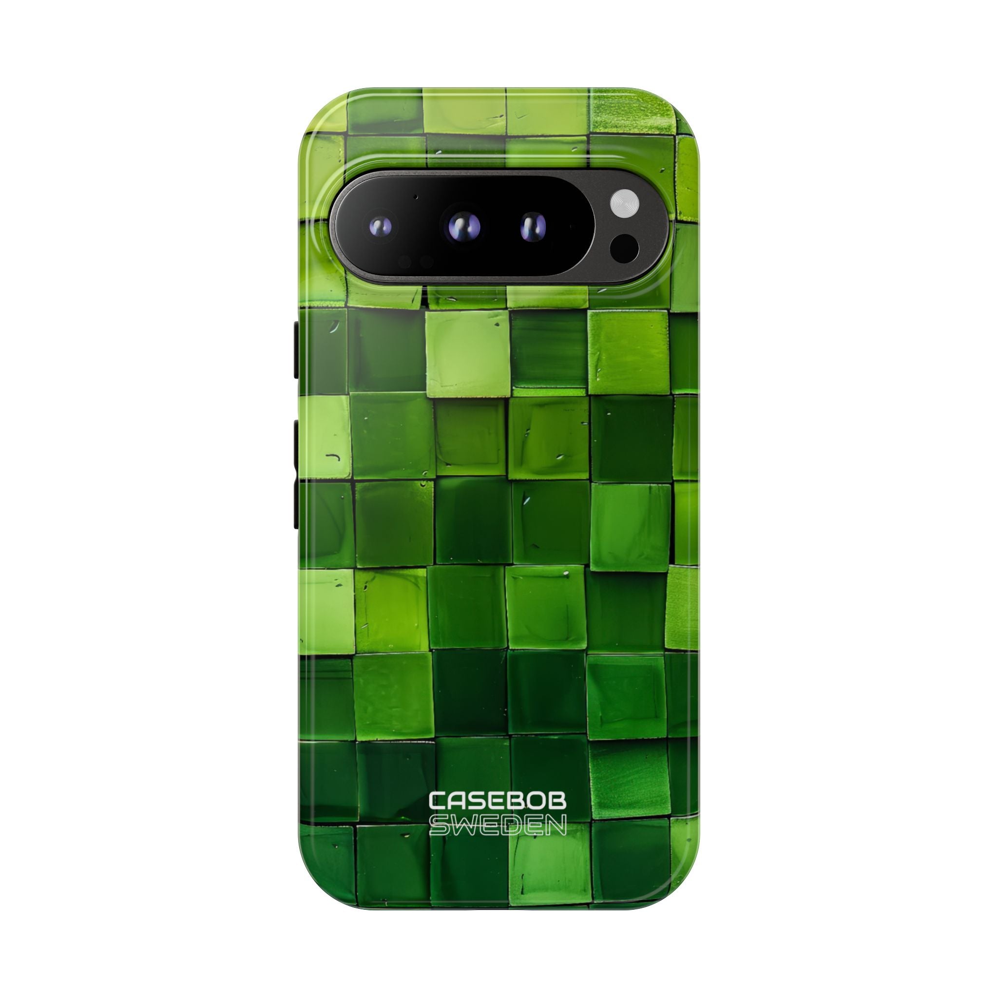 Green Tile Harmony Google Pixel 9 - Tough