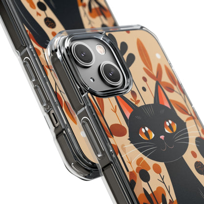 Autumnal Cat Whimsy iPhone Case - Impact