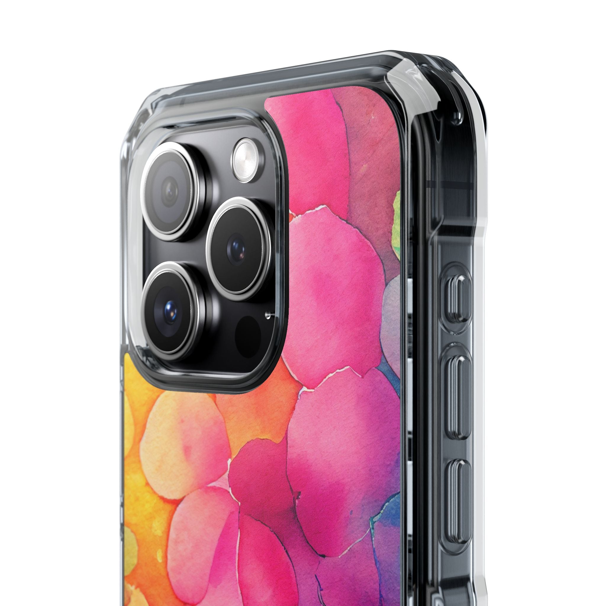 Vibrant Petal Fusion iPhone Case - Impact