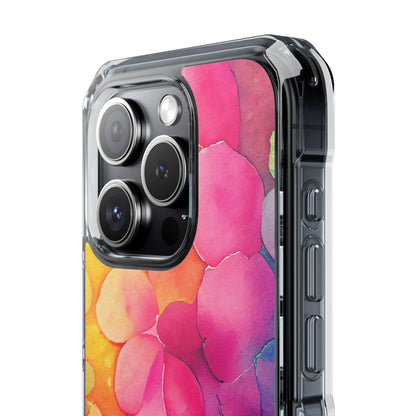 Vibrant Petal Fusion iPhone Case - Impact