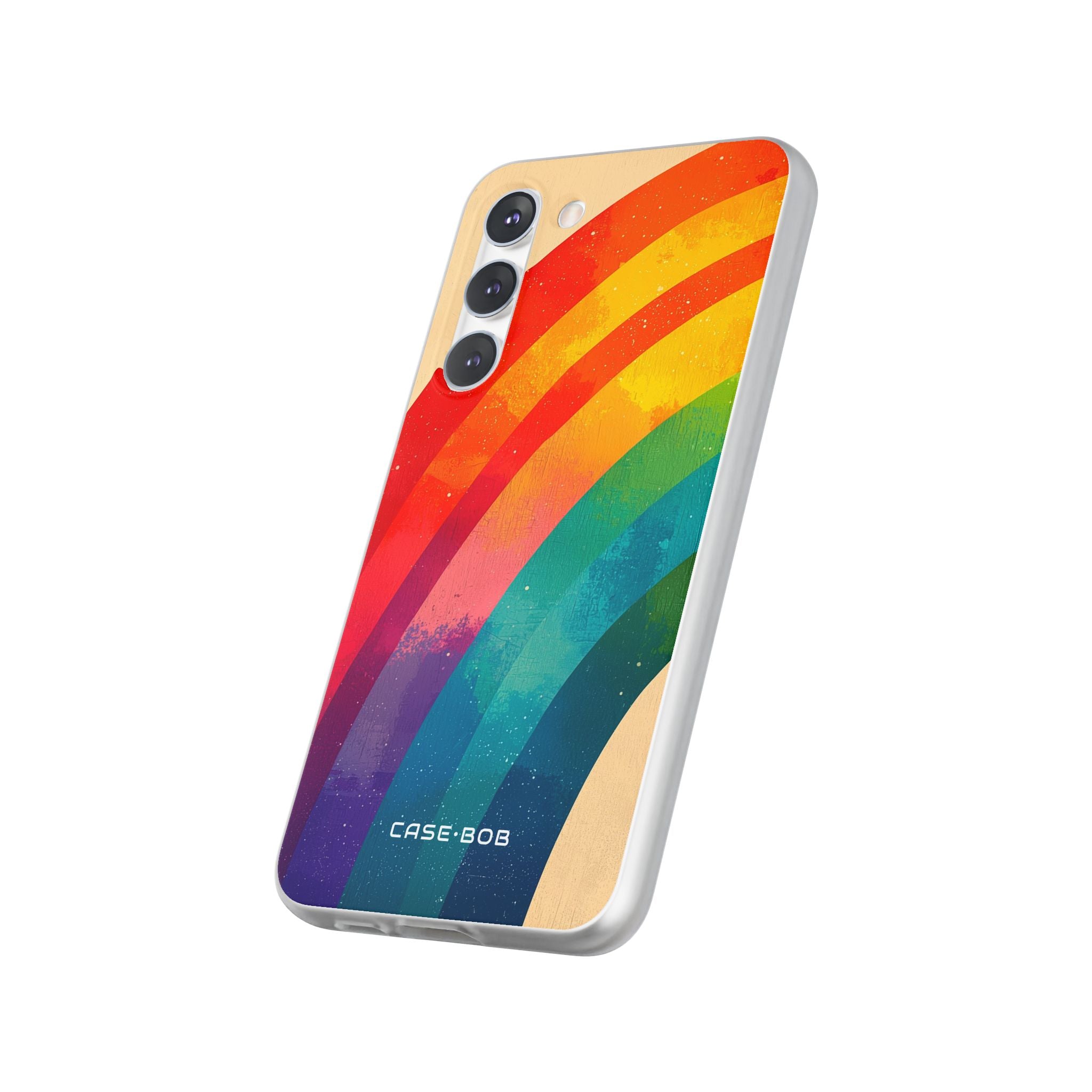 Textured Rainbow Arc Samsung S23 Plus Case - Soft