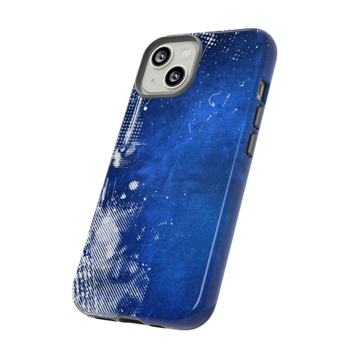 Grunge Blue - Protective Phone Case