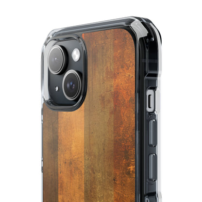 Rustic Striped Texture iPhone 15 - Impact Clear+
