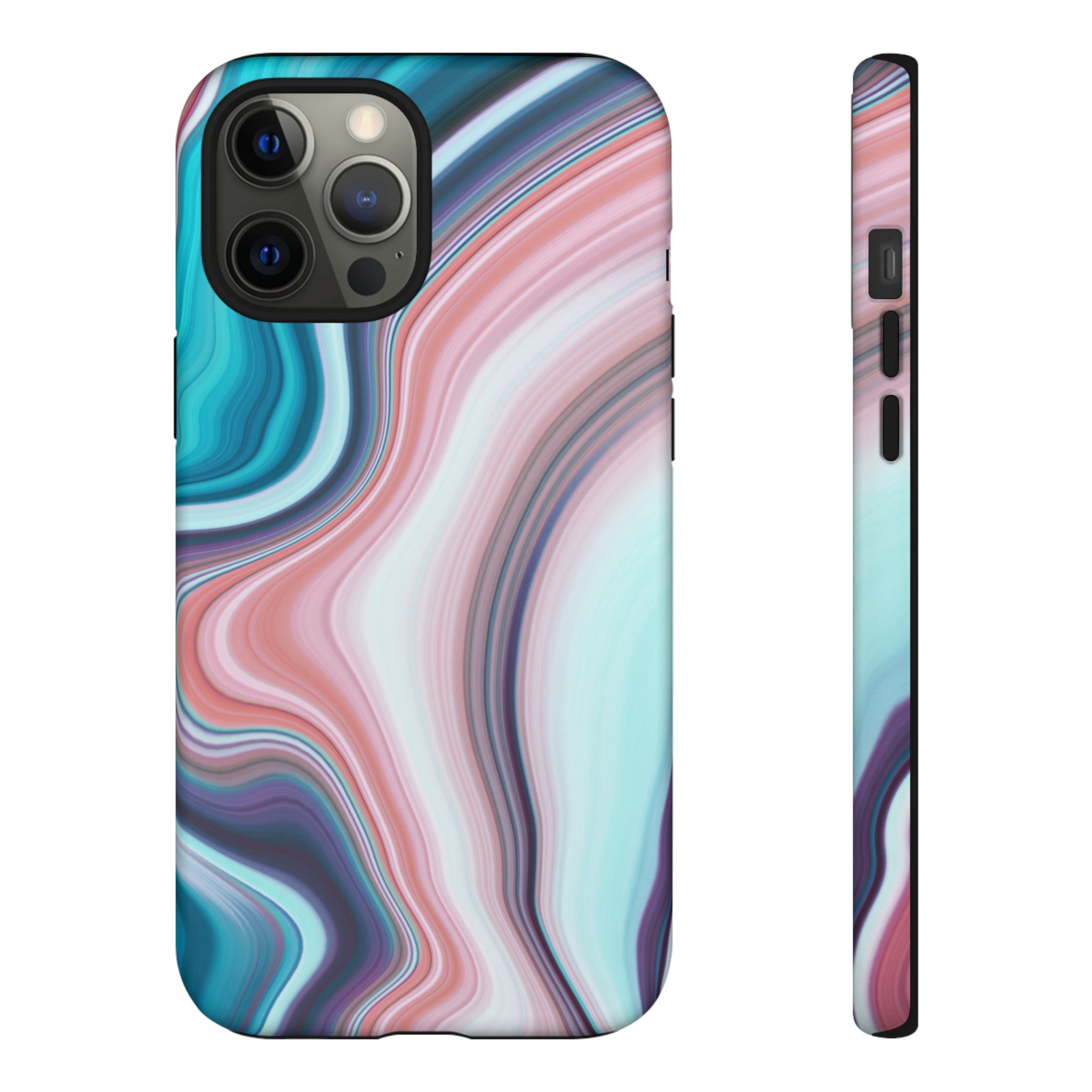 Pink Swirls - Protective Phone Case