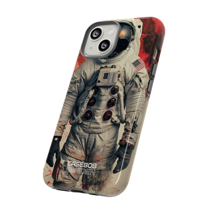 Crimson Spacewalk Dream iPhone 14 - Resistente