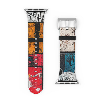 White Orb Graffiti - Watch Band