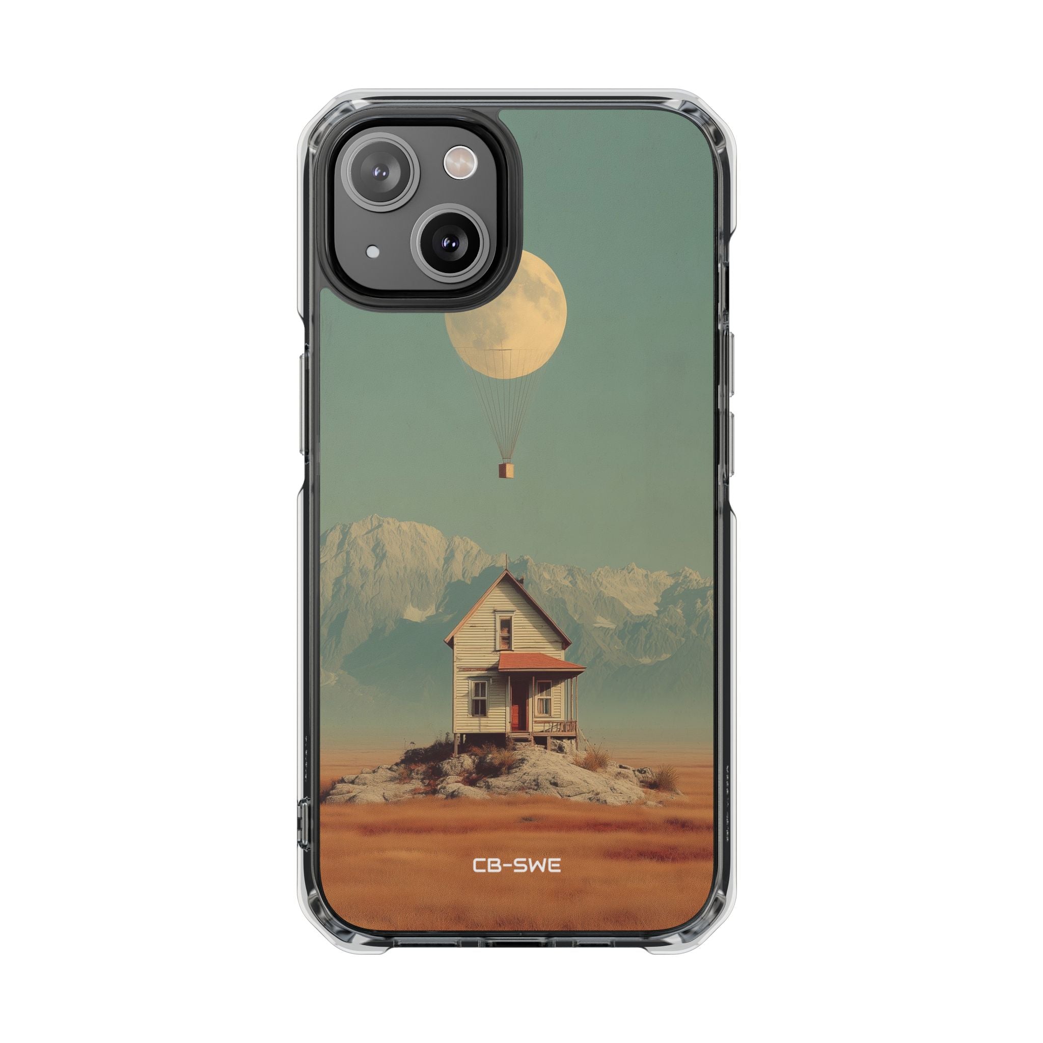 Moon Hovers Low iPhone Case - Impact