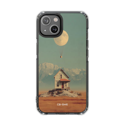 Moon Hovers Low iPhone Case - Impact