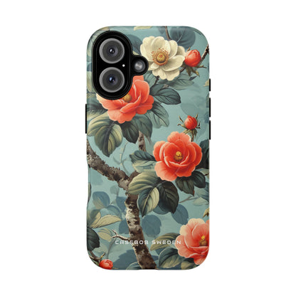 Vintage Floral Romance iPhone 16 | Tough+ Phone Case