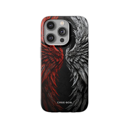 Crimson White Wings iPhone 14 Pro Case - Soft