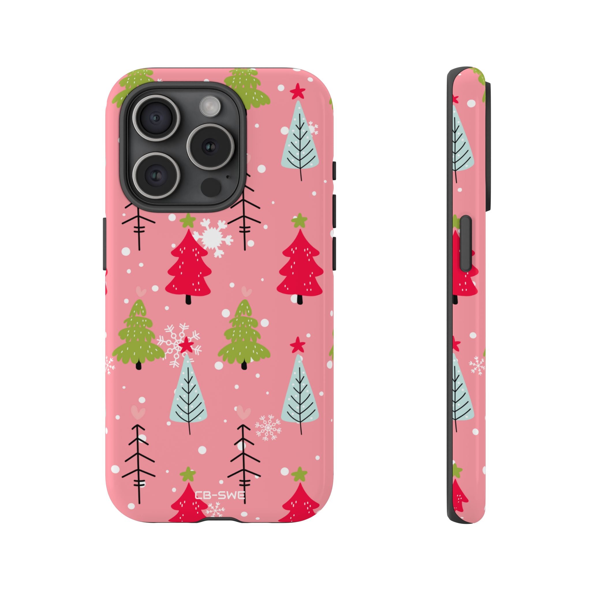 Festive Trees Dance - iPhone Case