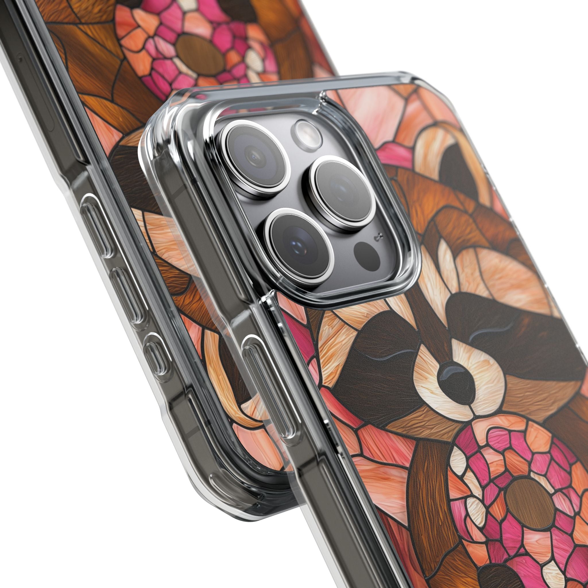 Raccoon Holds Donut iPhone Case - Impact