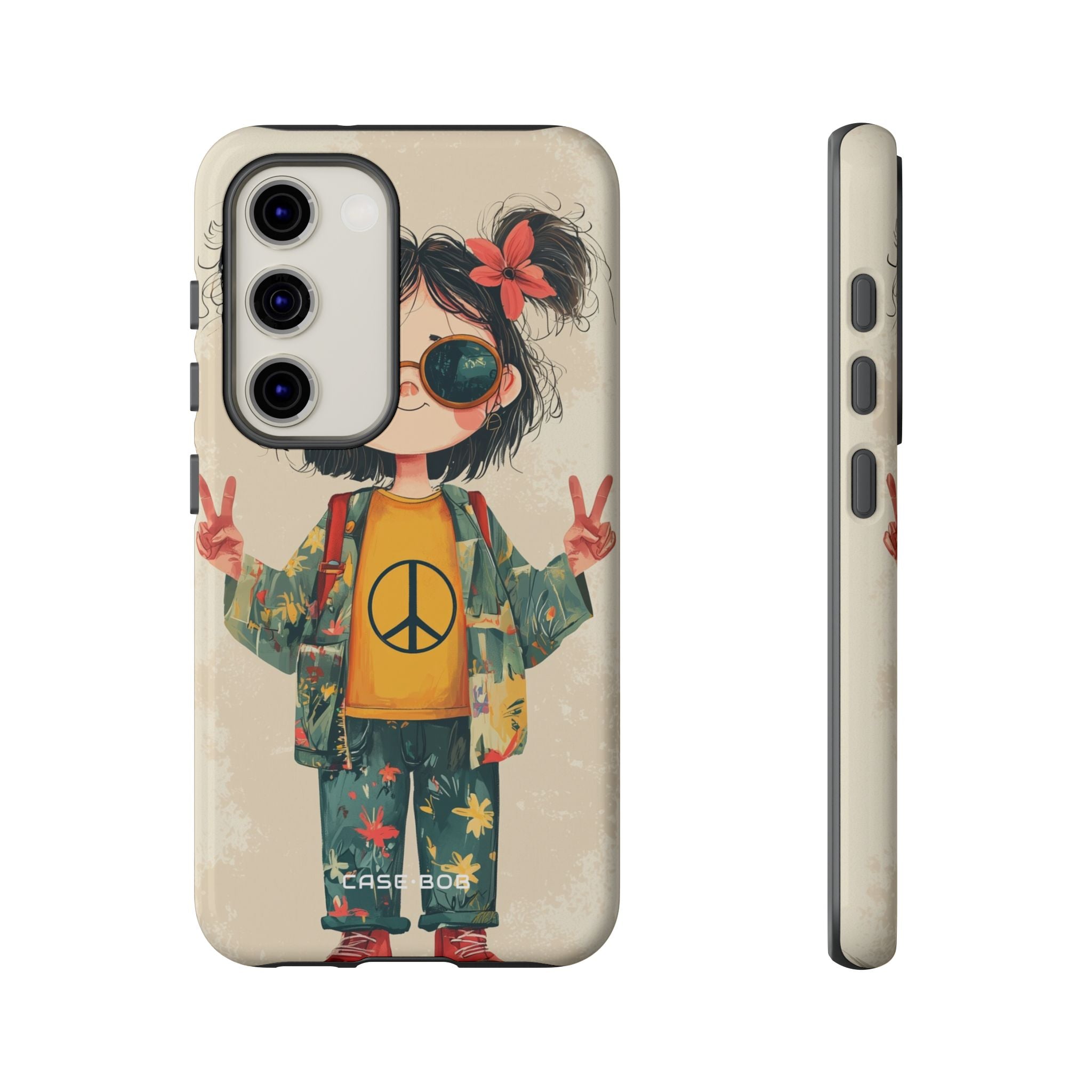 Peace Pigtails Samsung S23 Case - Tough