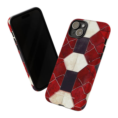 Gothic Hexagon Symmetry iPhone 15 - Tough Phone Case