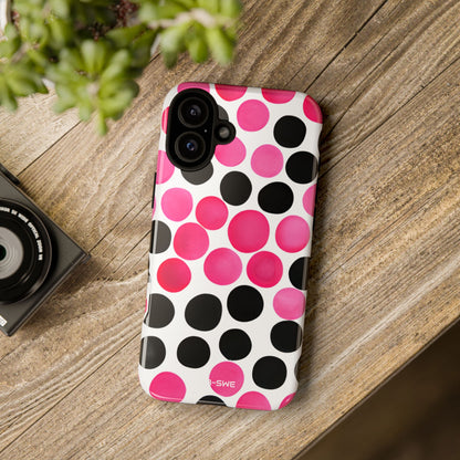 Pulsing Circles Illusion - iPhone Case