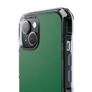 Dark Spring Green | Phone Case for iPhone (Clear Impact Case - Magnetic)