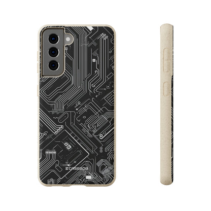 Cyber Circuitry Art | Biodegradable Phone Case