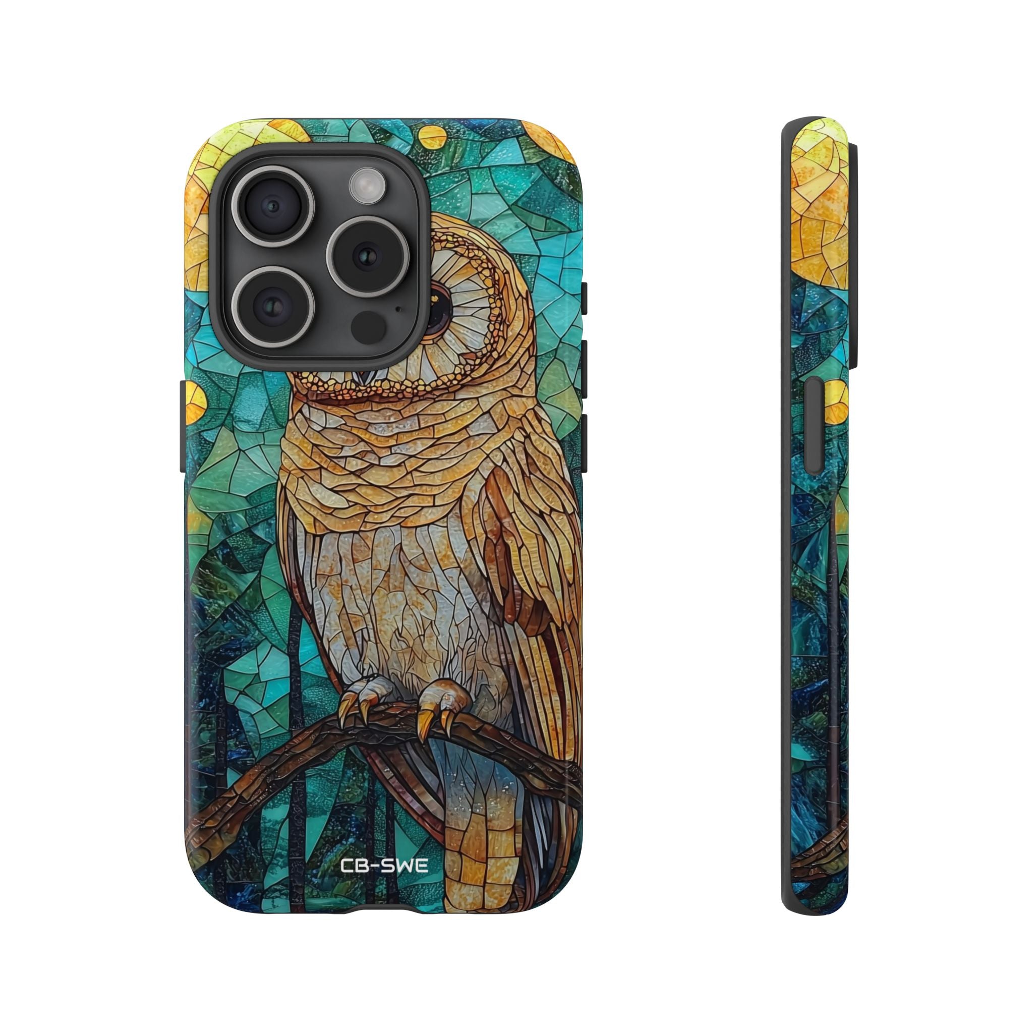 Celestial Owl Gaze - iPhone Case