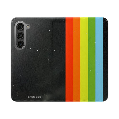 Spectrum Stripes - Samsung S23 -lompakkokotelo