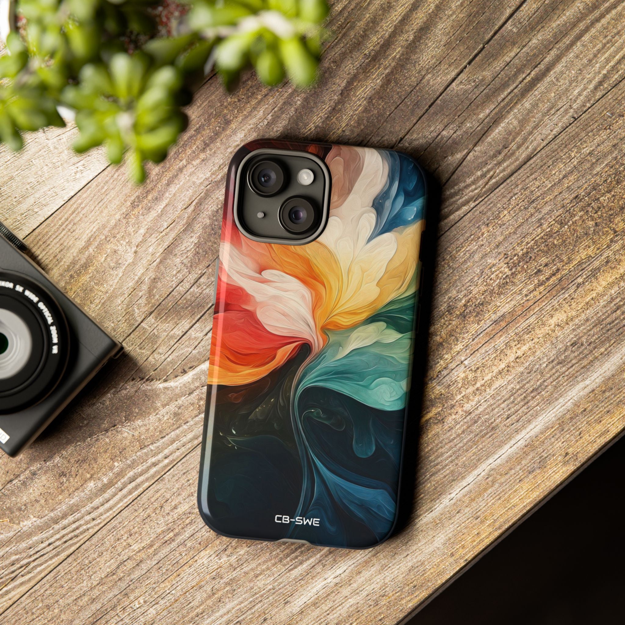 Vibrant Flower Burst - iPhone Case