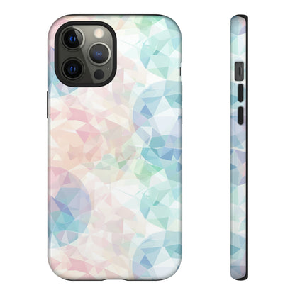 Geometric Intricacy: Pastel Precision - Protective Phone Case