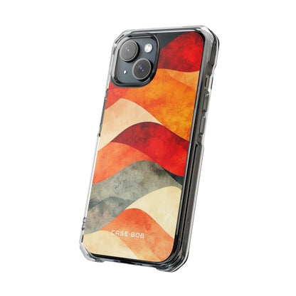 Cracked Wave Layers iPhone 15 Case - Impact