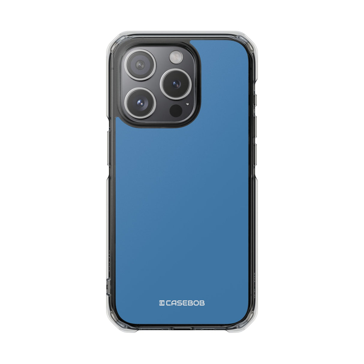 Steel Blue | Phone Case for iPhone (Clear Impact Case - Magnetic)