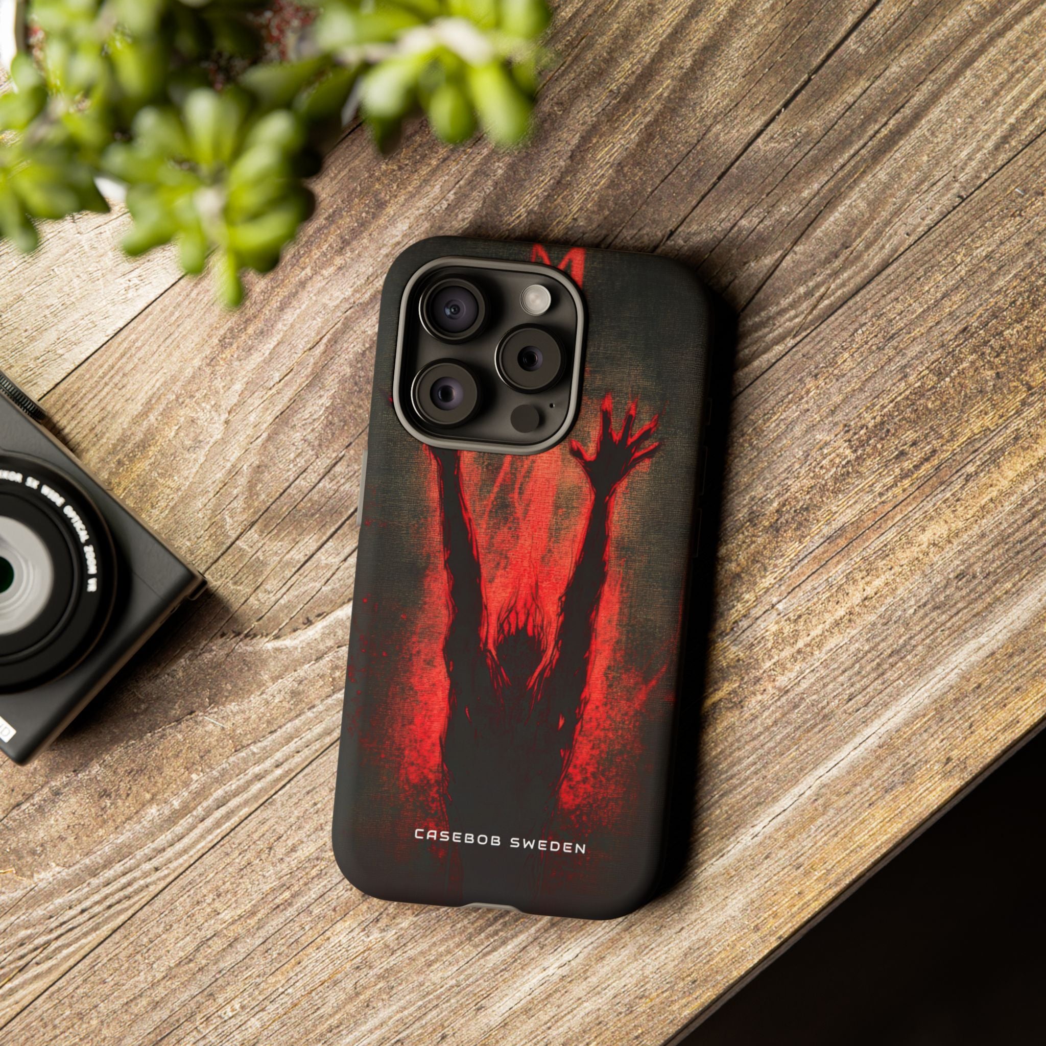 Gothic Crimson Ascension iPhone 15 - Tough Phone Case