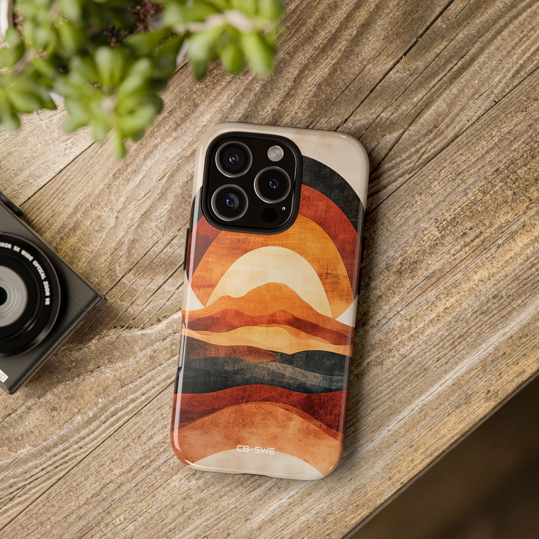 Sunrise Embraces Mountains - iPhone Case