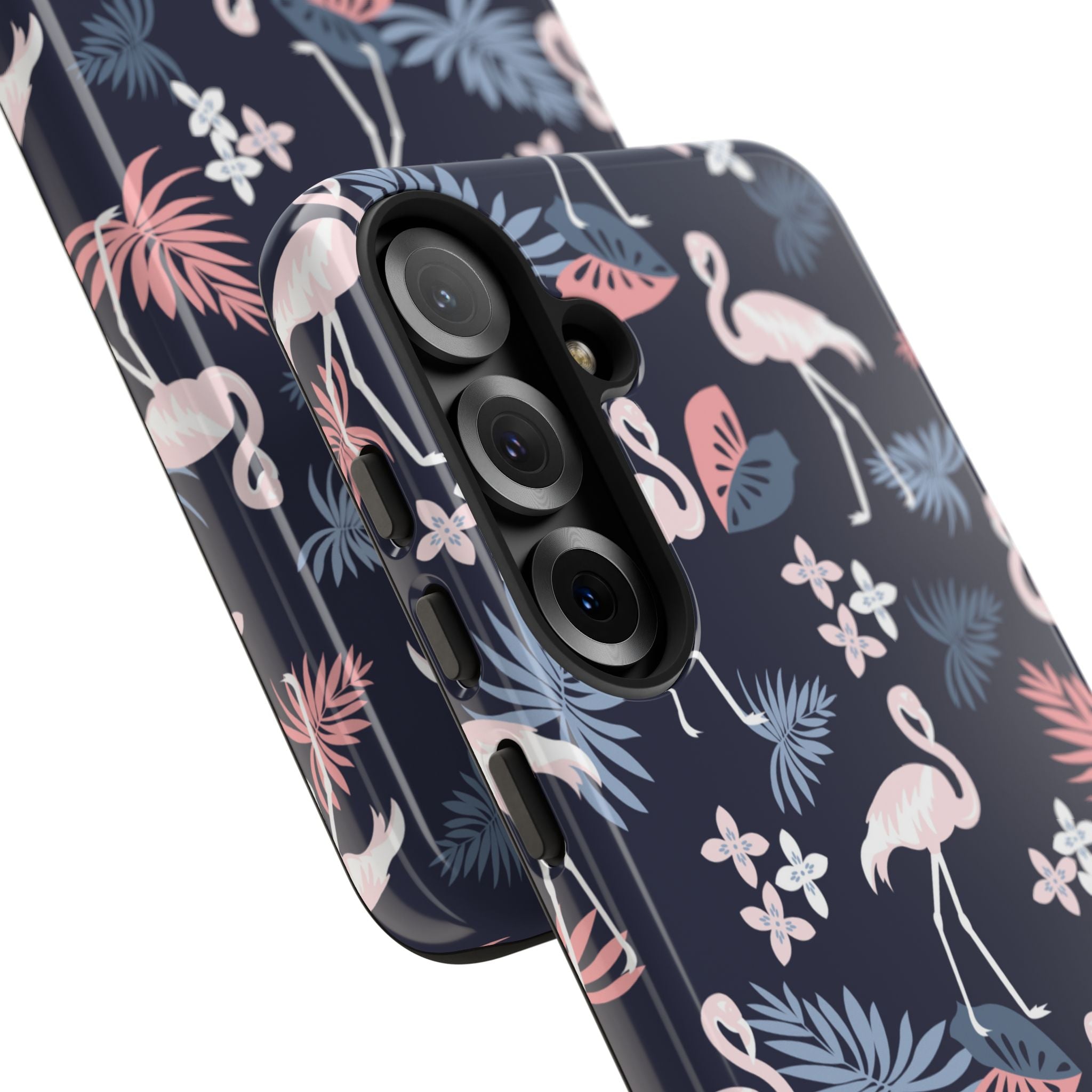 Flamingos Dance Playfully - Samsung Case