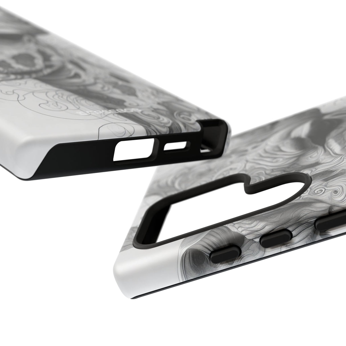 Monochrome Giraffe: Intricate Elegance - For Samsung S24