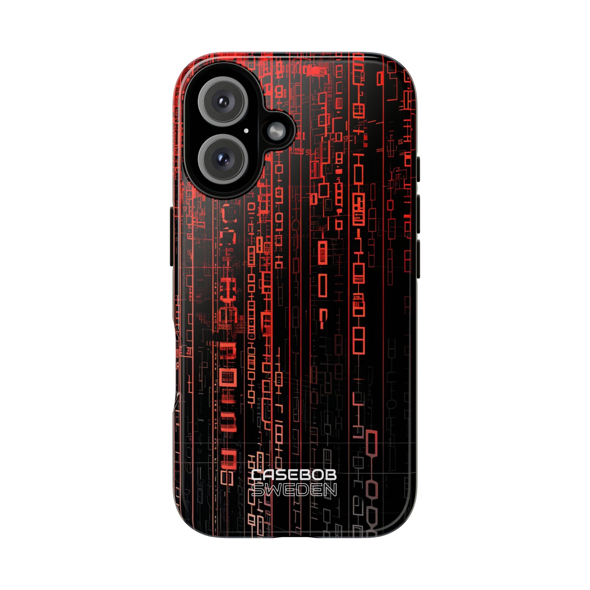 Neon Circuit Dreams iPhone 16 - Tough