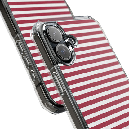 Red Stripes Wrap iPhone Case - Impact