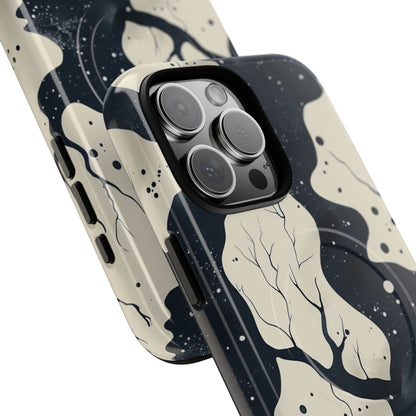 Organic Fluid Silhouettes with Cosmic Depth iPhone 16  Tough+ Phone Case