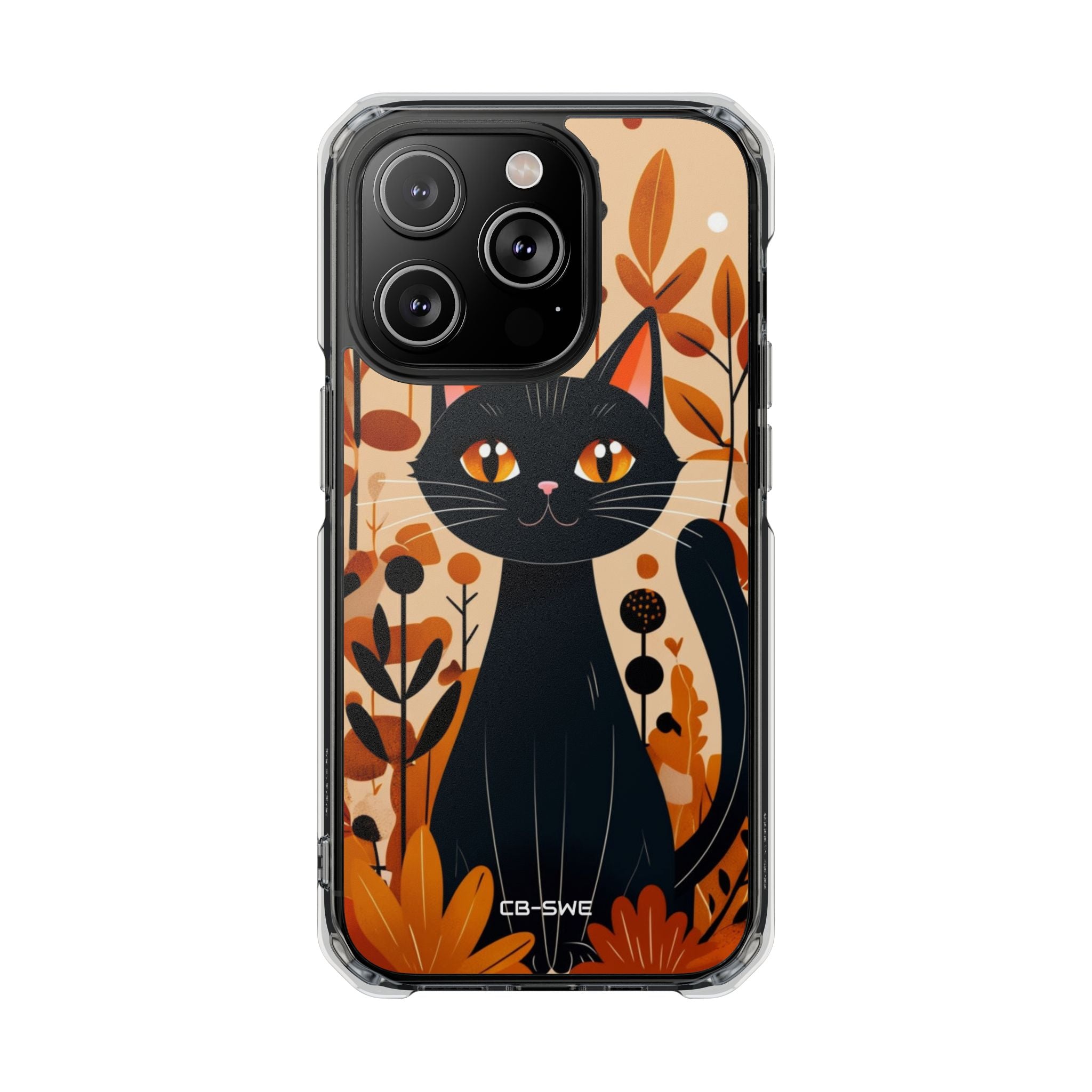 Autumnal Cat Whimsy iPhone Case - Impact