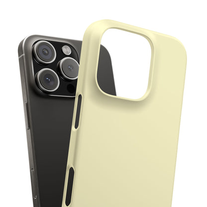 Lemon Chiffon iPhone 16 - Slim Phone Case