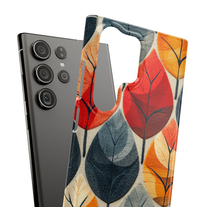 Autumn Leaf Design - Slim Samsung S23 Phone Case