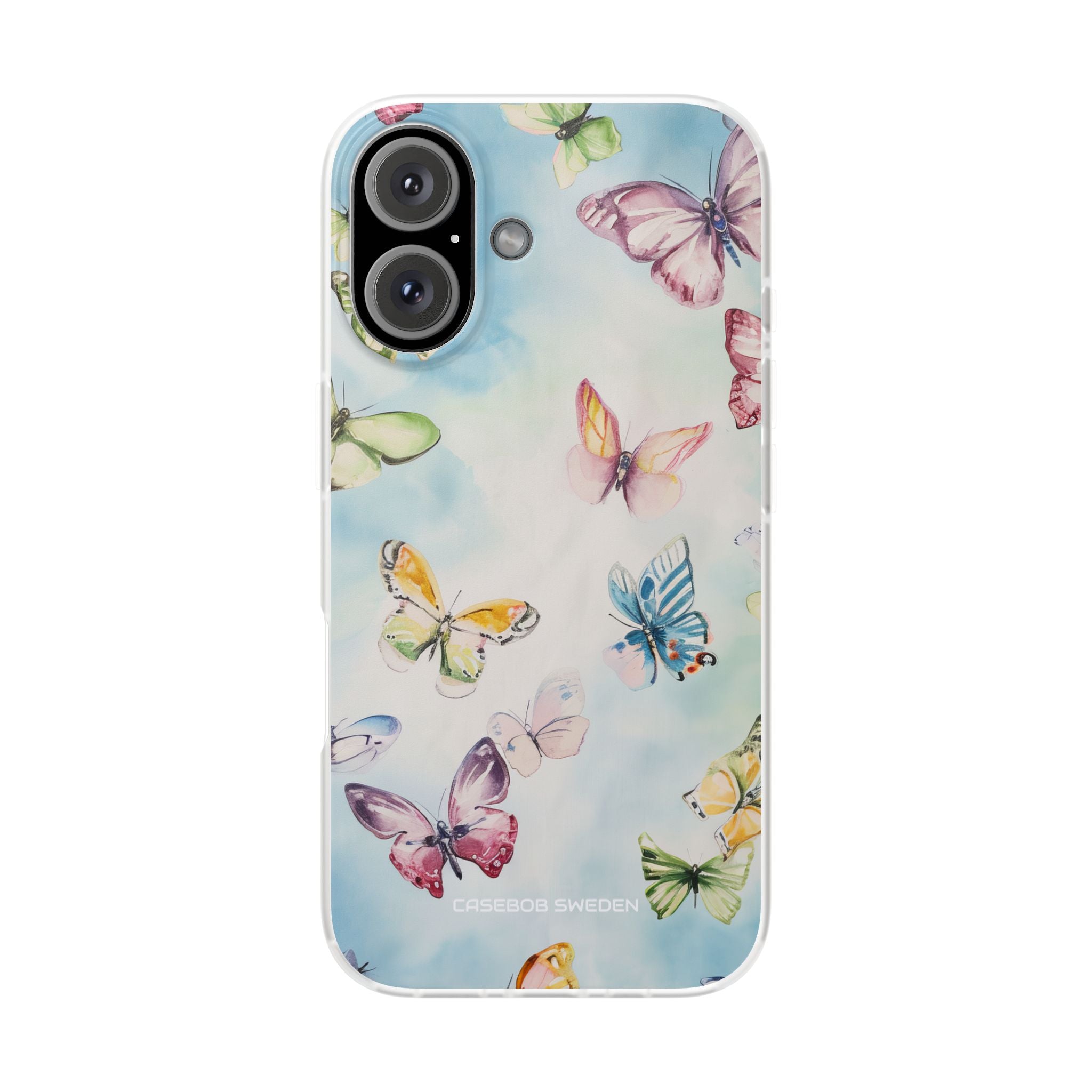 Watercolor Butterfly Bliss - Flexi iPhone 16 Phone Case