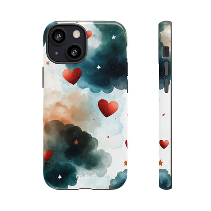 Floating Hearts Dance - iPhone Case