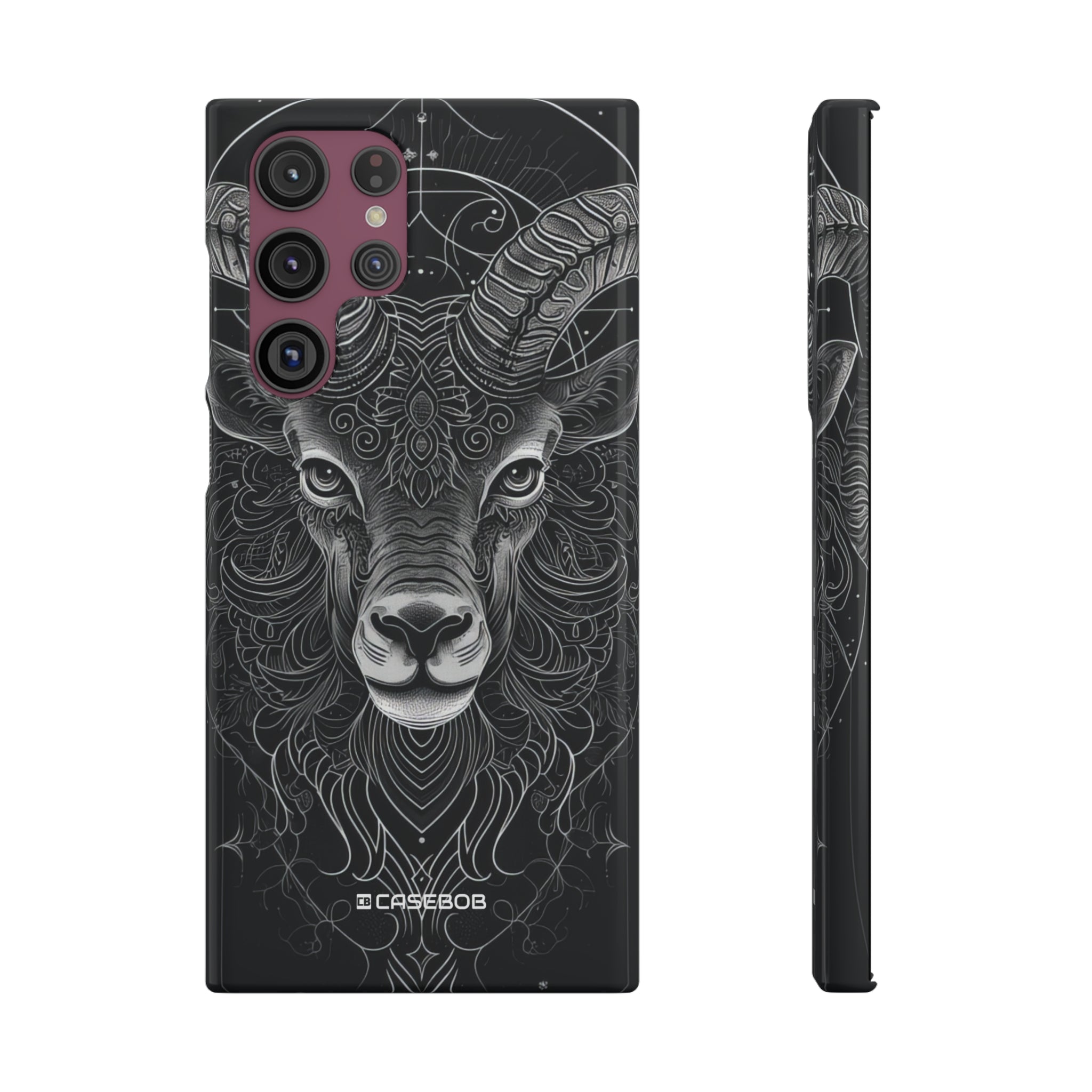 Mystic Ram Mandala | Slim Phone Case for Samsung