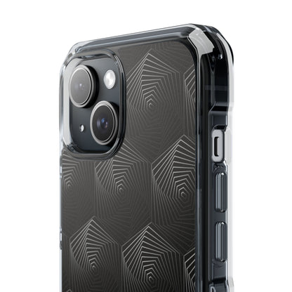 Geometric Spiral Illusion iPhone Case - Impact